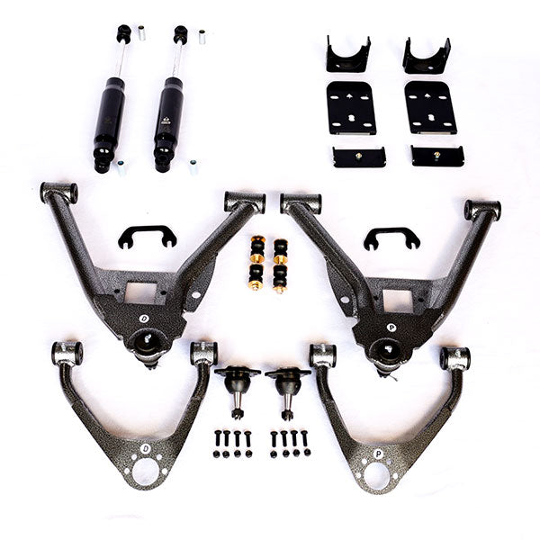 IHC - 2007-2016 GM 1500 Single Cab (Cast) 4/6 Lowering Kit-Lowering Kits-Deviate Dezigns (DV8DZ9)