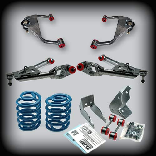 DJM - 2000-2006 Chevy Avalanche 3/5 Lowering Kit with Upper Control Arms-Lowering Kits-Deviate Dezigns (DV8DZ9)