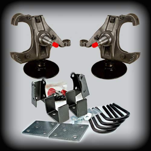 DJM - 1973-1987 C10 Complete 3/5 Drop Lowering Kit (For 1 inch disc brakes)-Lowering Springs-Deviate Dezigns (DV8DZ9)