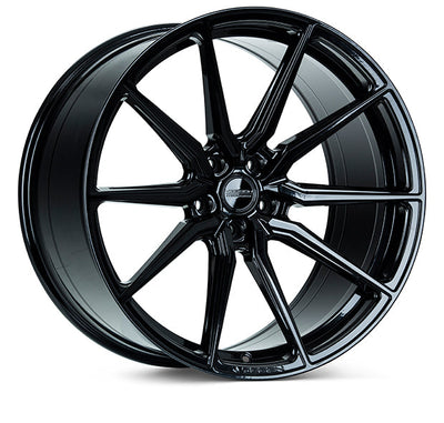 Vossen HF-3 22x10.5 / 5x127 / ET35 / Deep Face / 71.5 - Gloss Black Wheel-Wheels-Deviate Dezigns (DV8DZ9)