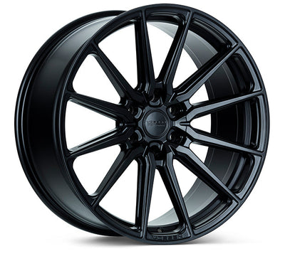 Vossen HF6-1 22x9.5 / 6x139.7 / ET20 / Deep Face / 106.1 - Satin Black Wheel-Wheels-Deviate Dezigns (DV8DZ9)