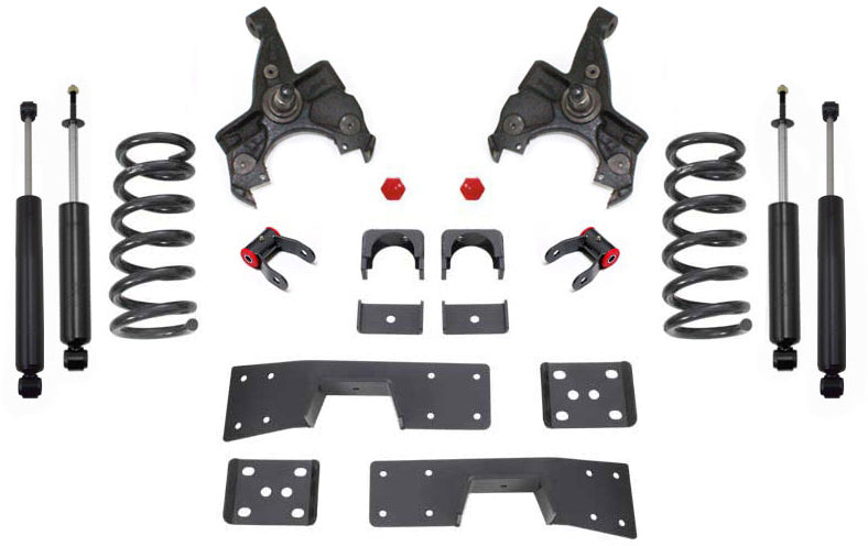 Maxtrac - 1988-1998 Chevy C1500 2WD 4/6 Lowering Kit-Lowering Kits-Deviate Dezigns (DV8DZ9)