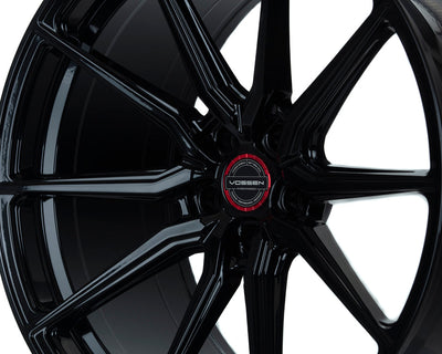 Vossen HF-3 22x10.5 / 5x127 / ET35 / Deep Face / 71.5 - Gloss Black Wheel-Wheels-Deviate Dezigns (DV8DZ9)
