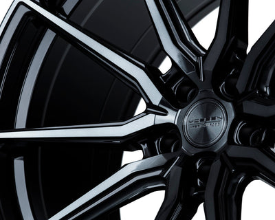 Vossen HF-3 20x10.5 / 5x120 / ET42 / Deep Face / 72.56 - Double Tinted - Gloss Black Wheel-Wheels-Deviate Dezigns (DV8DZ9)