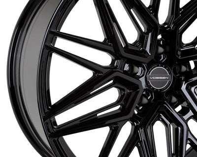 Vossen HF-7 21x9 / 5x112 / ET32 / Flat Face / 66.5 - Gloss Black Wheel-Wheels-Deviate Dezigns (DV8DZ9)