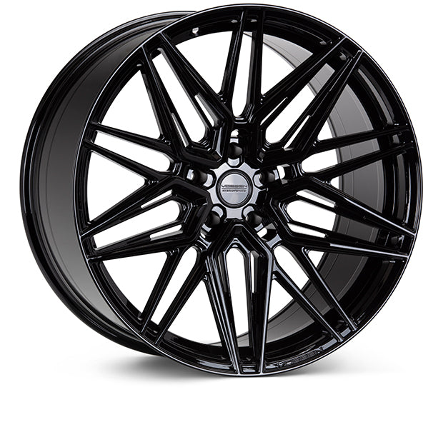 Vossen HF-7 21x9 / 5x112 / ET32 / Flat Face / 66.5 - Gloss Black Wheel-Wheels-Deviate Dezigns (DV8DZ9)