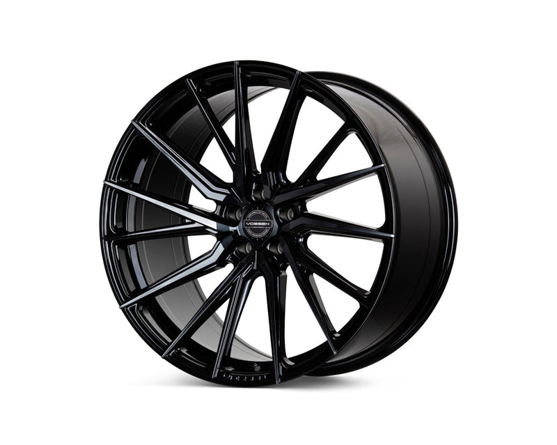 Vossen HF-4T 20x10 / 5x112 / ET50 / Deep Face / 66.5 - Tinted Gloss Black - Right Wheel-Wheels-Deviate Dezigns (DV8DZ9)