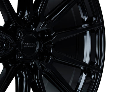 Vossen HF6-1 22x9.5 / 6x135 / ET20 / Deep Face / 87.1 - Gloss Black Wheel-Wheels-Deviate Dezigns (DV8DZ9)