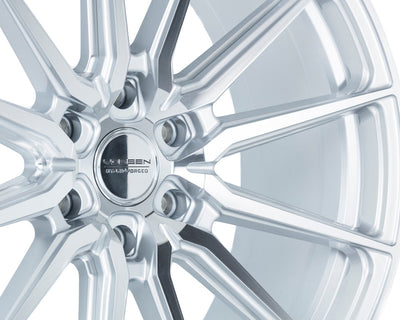 Vossen HF6-1 20x9.5 / 6x139.7 / ET15 / Deep Face / 106.1 - Silver Polished Wheel-Wheels-Deviate Dezigns (DV8DZ9)