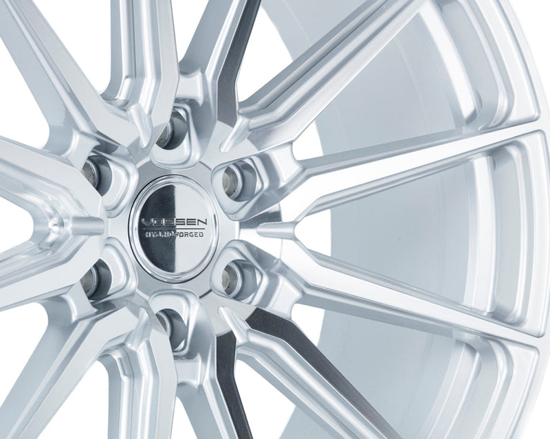 Vossen HF6-1 20x9.5 / 6x139.7 / ET15 / Deep Face / 106.1 - Silver Polished Wheel-Wheels-Deviate Dezigns (DV8DZ9)