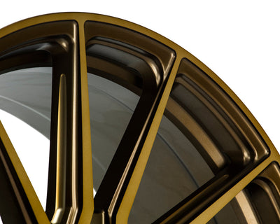 Vossen HF6-1 24x10 / 6x135 / ET25 / Deep Face / 87.1 - Tinted Matte Bronze Wheel-Wheels-Deviate Dezigns (DV8DZ9)