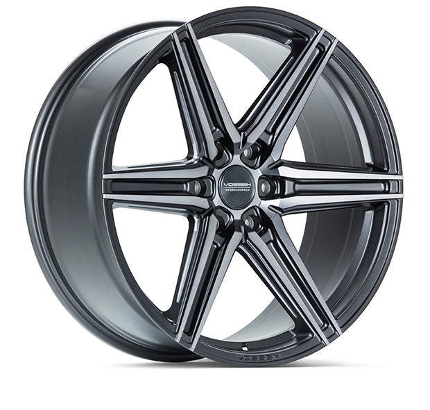Vossen HF6-2 20x9.5 / 6x135 / ET15 / Deep Face / 87.1 - Tinted Matte Gunmetal Wheel-Wheels-Deviate Dezigns (DV8DZ9)