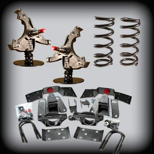 DJM - 1995-1999 Chevy Tahoe 4/4 Lowering Kit (4 Door)-Lowering Kits-Deviate Dezigns (DV8DZ9)