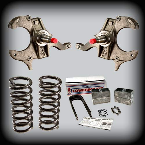 DJM - 1982–2003 S-10/S-15 Pick Up 4/4 Drop Complete Lowering Kit-Lowering Kits-Deviate Dezigns (DV8DZ9)