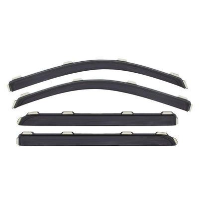 AVS 12-15 Honda Civic Ventvisor In-Channel Front & Rear Window Deflectors 4pc - Smoke