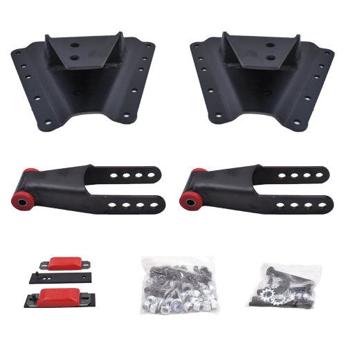 DJM - 2001-2010 Chevy 3500HD Long Bed 5 Inch Rear Lowering Kit-Lowering Kits-Deviate Dezigns (DV8DZ9)