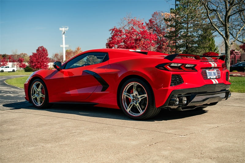 Corsa 20-23 Chevrolet Corvette C8 RWD 3in Valved Cat-Back w/ 4.5in Carbon Fiber Polished Tips